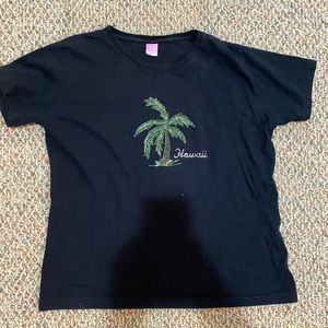 Black Hawaii T shirt